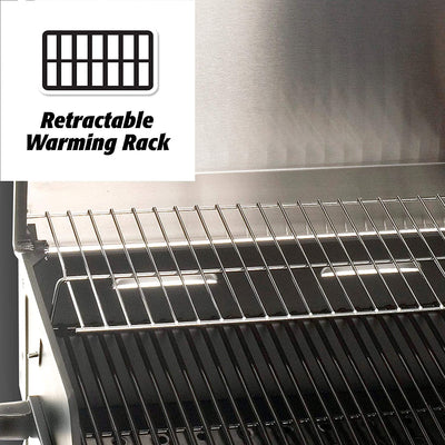 Martin 14,000 BTU Propane Bbq Gas Grill with Support Legs & Grease Pan(Open Box) - VMInnovations