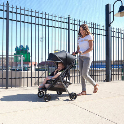Evenflo Aero Lightweight Stroller with Folding Design and Extra Storage, Lark