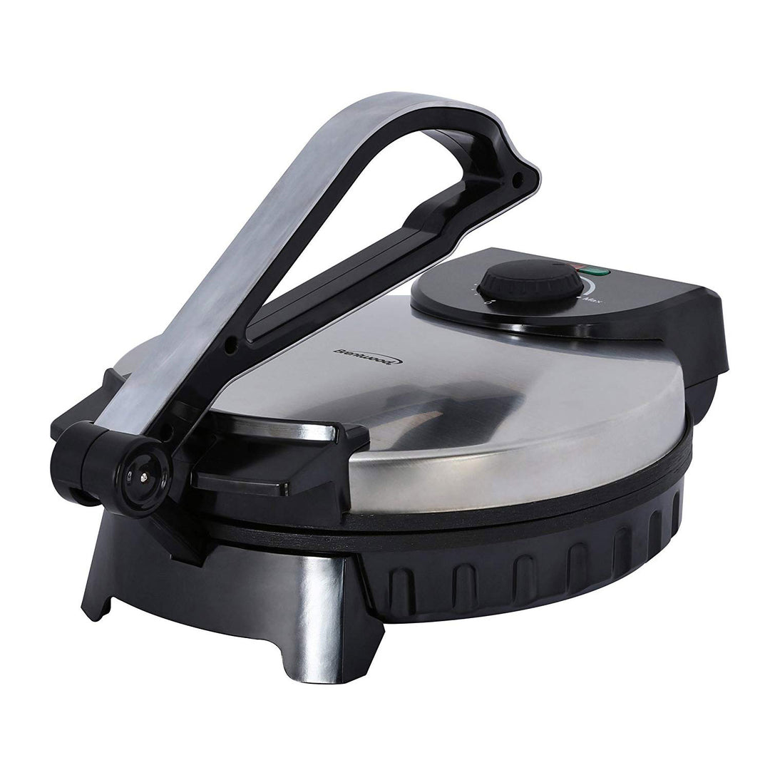 Brentwood Stainless Steel Non-Stick Electric Tortilla Warmer Maker, 10'' (Used) - VMInnovations