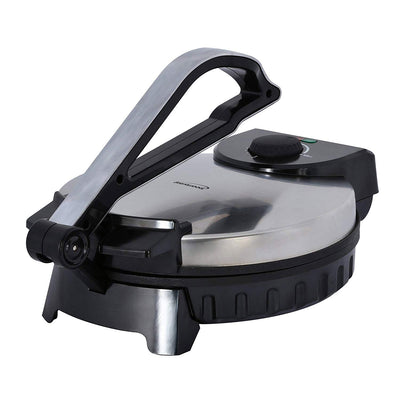 Brentwood Stainless Steel Non-Stick Electric Tortilla Warmer Maker, 10'' (Used)