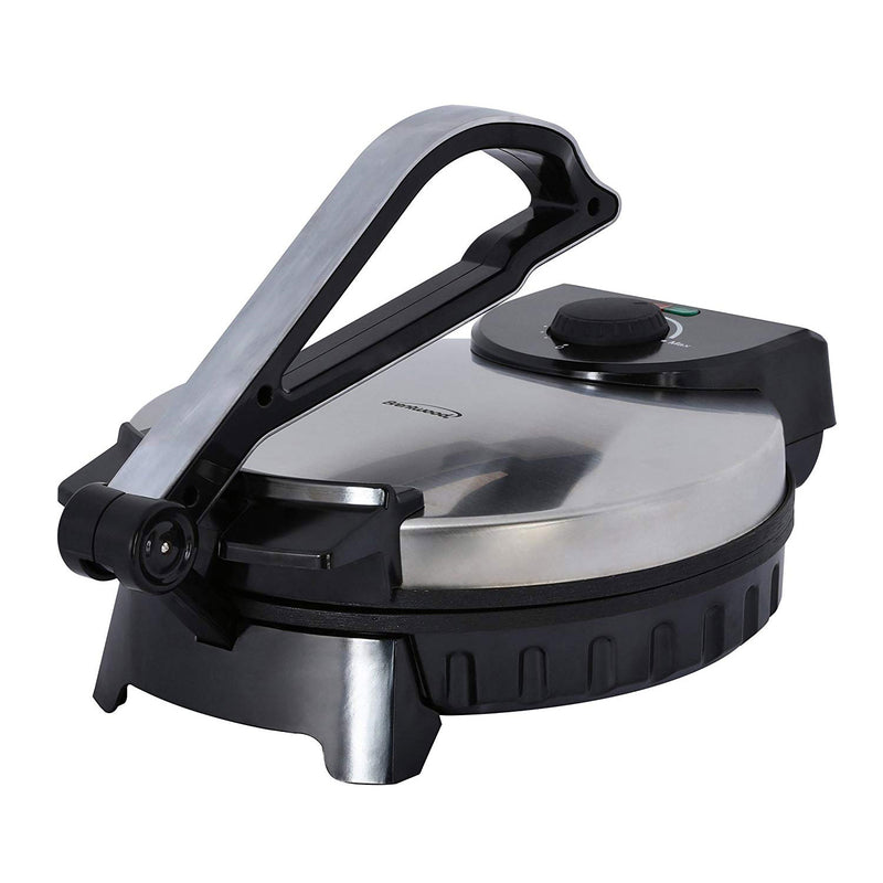 Brentwood Stainless Steel Non-Stick Electric Tortilla Warmer Maker, 10&