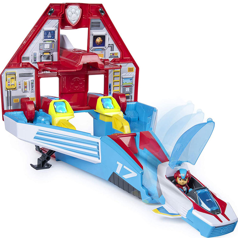 Paw Patrol Super Paws 2 in 1 Transforming Mighty Pups Jet Command Center (Used)