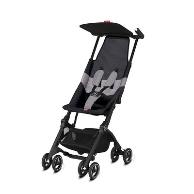 GB Pockit Air Folding All Terrain Infant Baby Stroller, Velvet Black (Open Box)