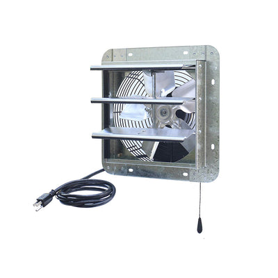 iLiving 3 Speed 10 Inch Exhaust Attic Garage Grow Fan w/ Thermostat (Open Box)