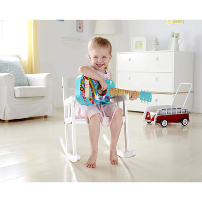 Hape Flower Power 60s Themed Kids Wooden Toy Guitar Musical Instrument(Open Box) - VMInnovations