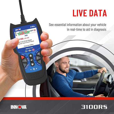 INNOVA 3100RS FixAssist Bluetooth Code Reader Vehicle Diagnostic Scanner Tool