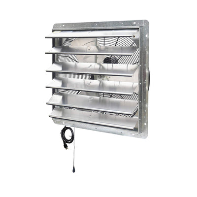 iLiving 2 Speed 24 Inch Exhaust Attic Garage Grow Fan w/ Thermostat (Open Box)