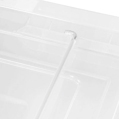 IRIS 586490 Clear Transparent Legal Size File Box Medium Dual Filter, Pack of 4