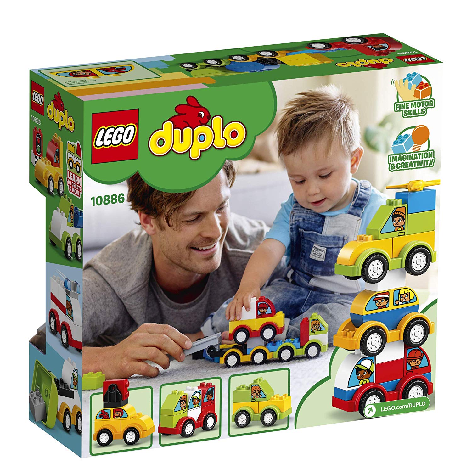 LEGO 10886 Duplo 34 Piece My First Car Creations Building Set for Preschoolers