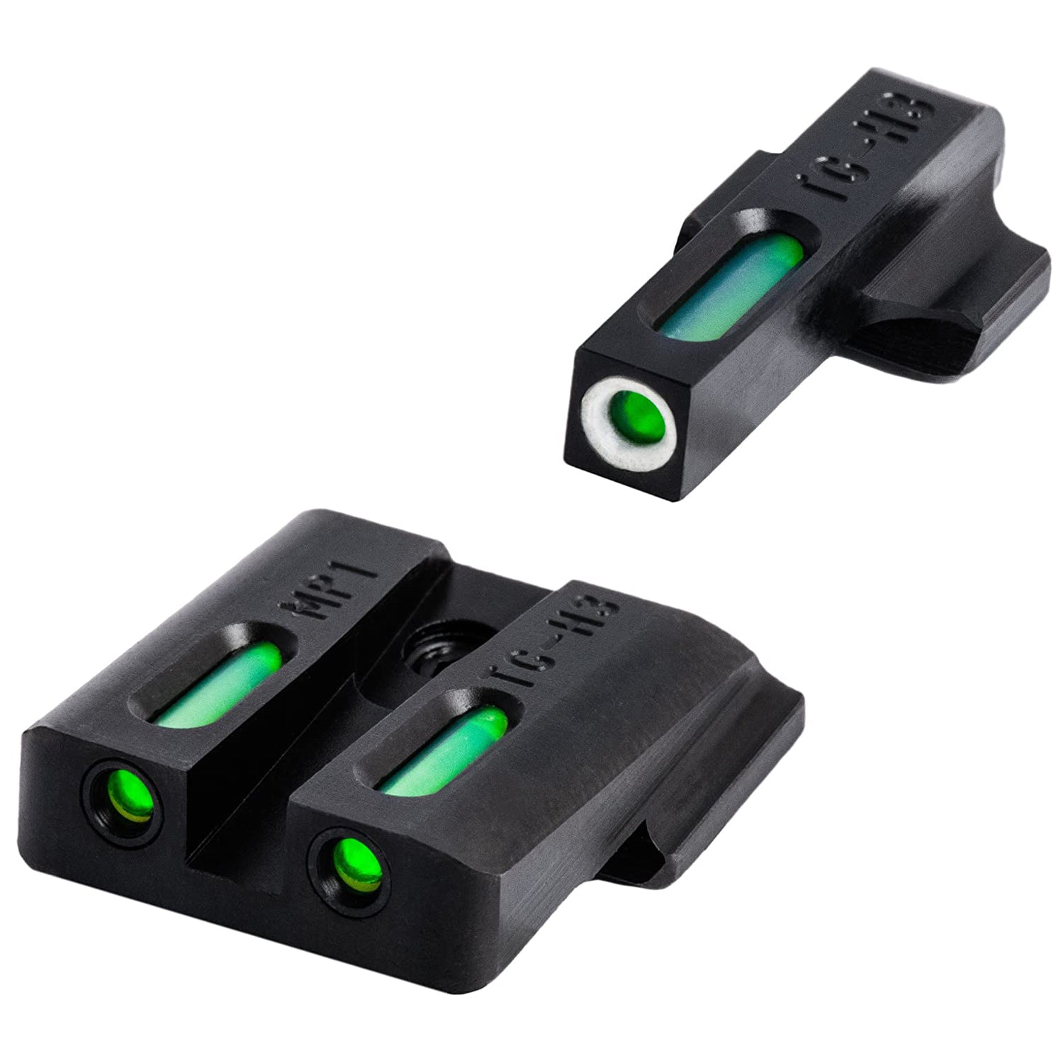 TruGlo TFK Fiber Optic Tritium Handgun Sight Accessories, Fits S&W M&P Models - VMInnovations