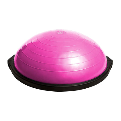Bosu Home Multi Functional Home Gym 25 Inch Balance Strength Trainer Ball, Pink - VMInnovations