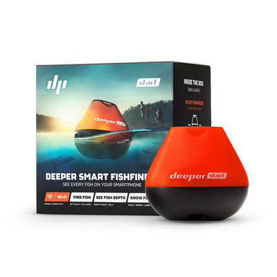 Deeper Start Sonar Smart Floating Wi-Fi Fish Finder with Mobile App (Open Box)