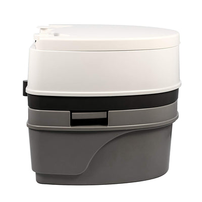Camco 5.3 Gal Portable Travel Toilet with Sealed Tank and Flush Pump (Open Box)