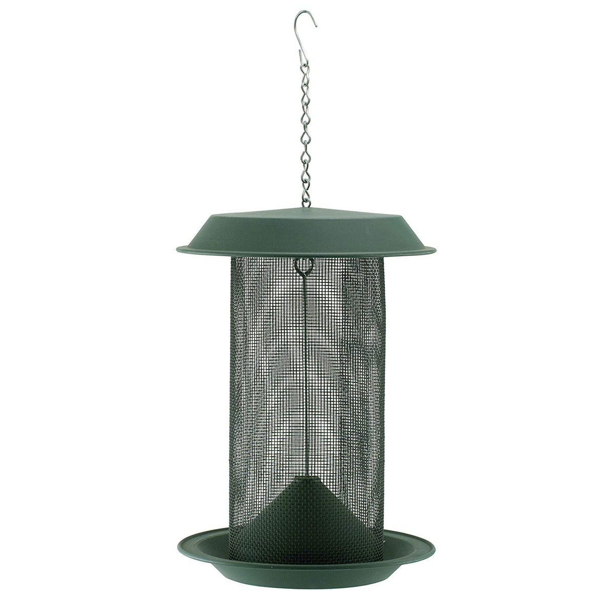 Woodlink Magnum 4-Qt Nyjer Thistle Seed Hang Screen Bird Feeder, Green (2 Pack)