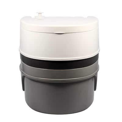 Camco 5.3 Gal Portable Travel Toilet with Sealed Tank and Flush Pump (Open Box)