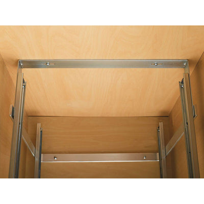Rev-A-Shelf 5WB 2 Tier 21 Inch Wire Basket Pull Out Cabinet Organizer (3 Pack)