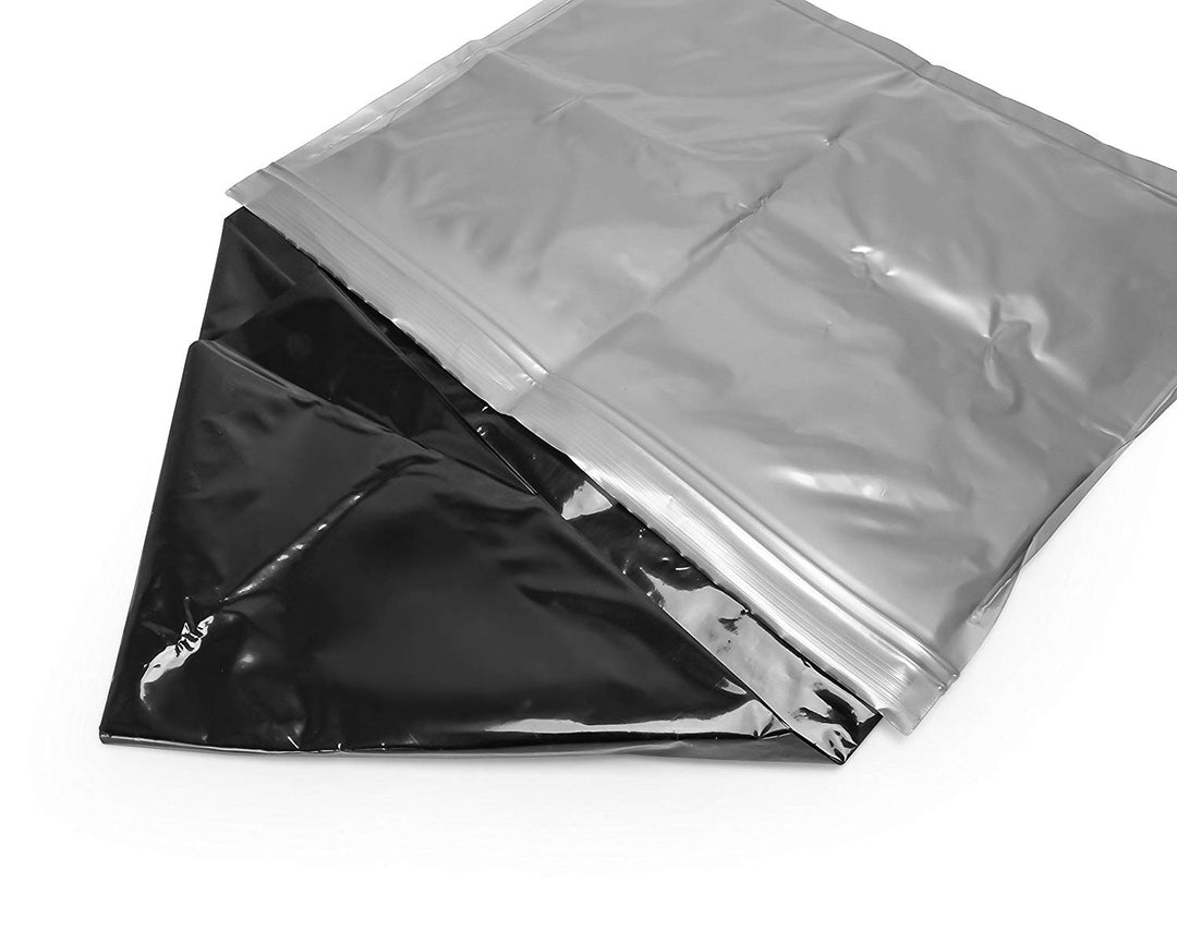 Camco 10 Pack Leak Proof Double Lined Camping Toilet Bucket Waste Bags, Black