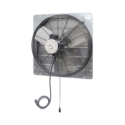 iLiving 2 Speed 24 Inch Exhaust Attic Garage Grow Fan w/ Thermostat (Open Box)