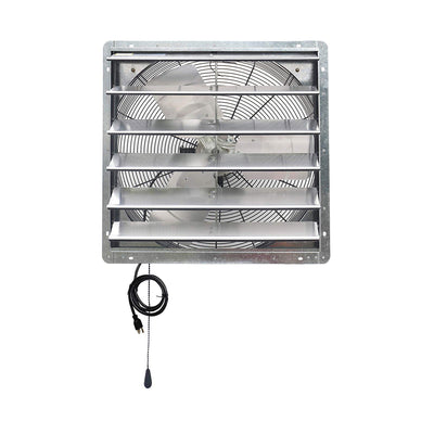 iLiving 2 Speed 24 Inch Exhaust Attic Garage Grow Fan w/ Thermostat (Open Box)
