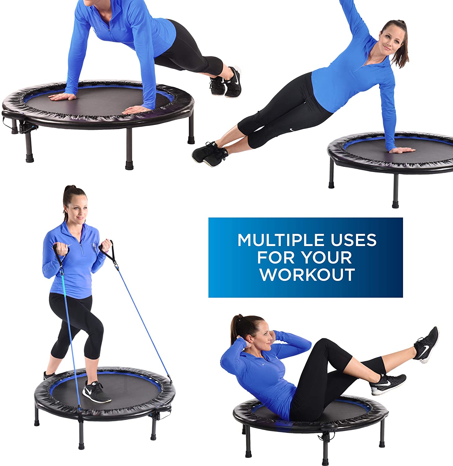 Stamina Products 38" Intone Plus  Rebounder with Resistance Bands (For Parts) - VMInnovations