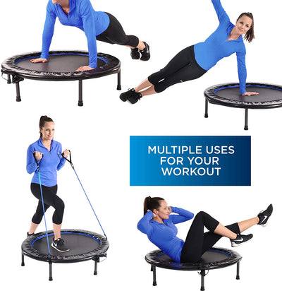 Stamina Products 38" Intone Plus  Rebounder w/ Resistance Bands (Open Box)