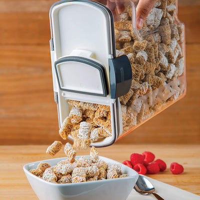 PrepWorks by Progressive 4.5-Quart Large Plastic Cereal Keeper Container, Clear
