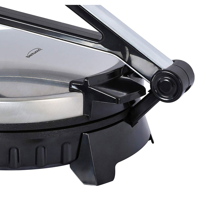 Brentwood Stainless Steel Non-Stick Electric Tortilla Warmer Maker (Open Box)