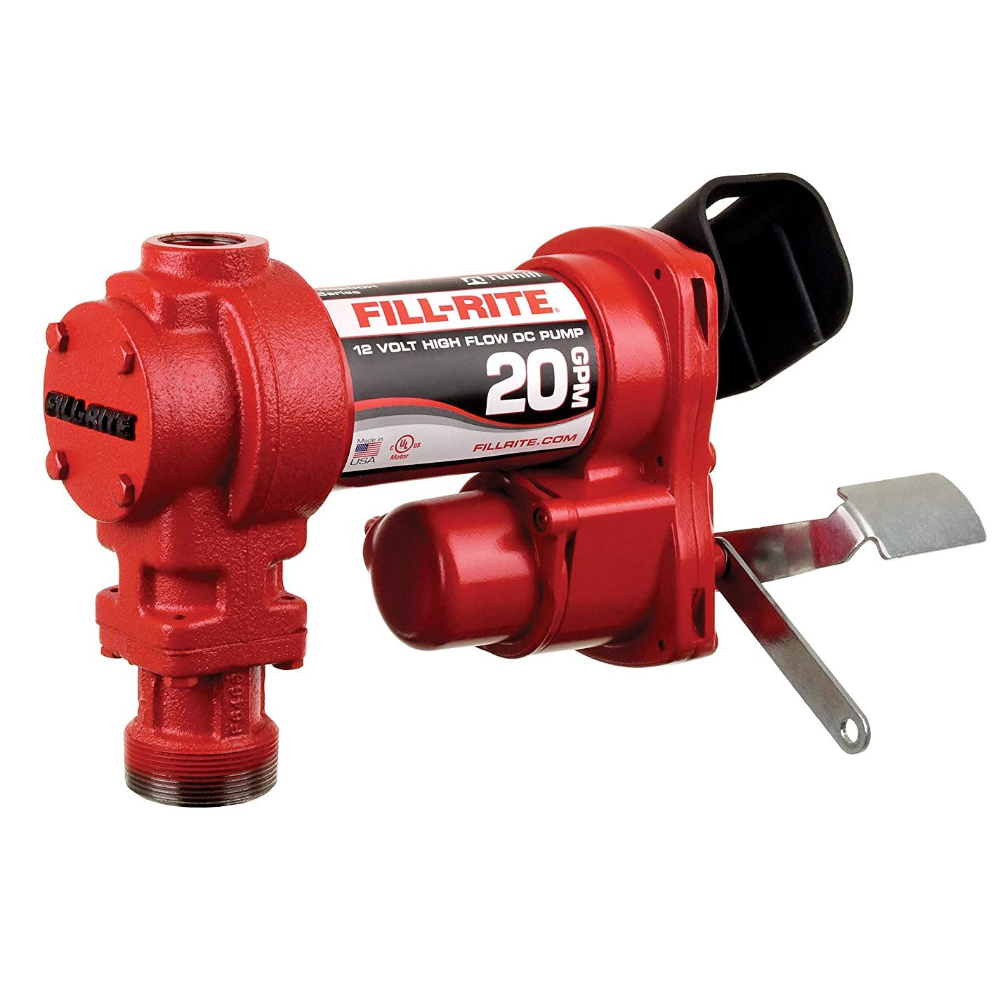 Fill-Rite FR4204H Cast Iron 12 Volt DC High Flow Fuel Transfer Pump, Pump Only