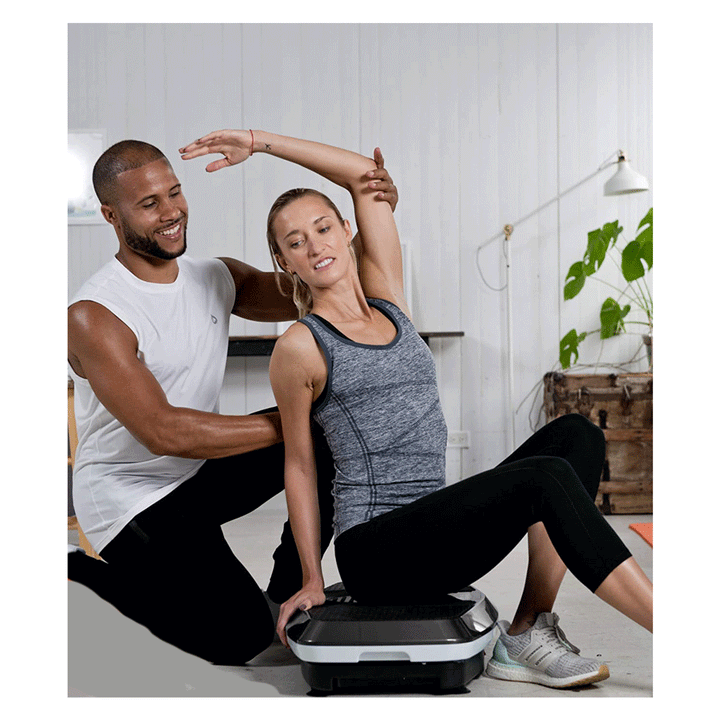 LifePro Hovert 3D Vibration Plate Body Exercise Workout Machine Black (Open Box)