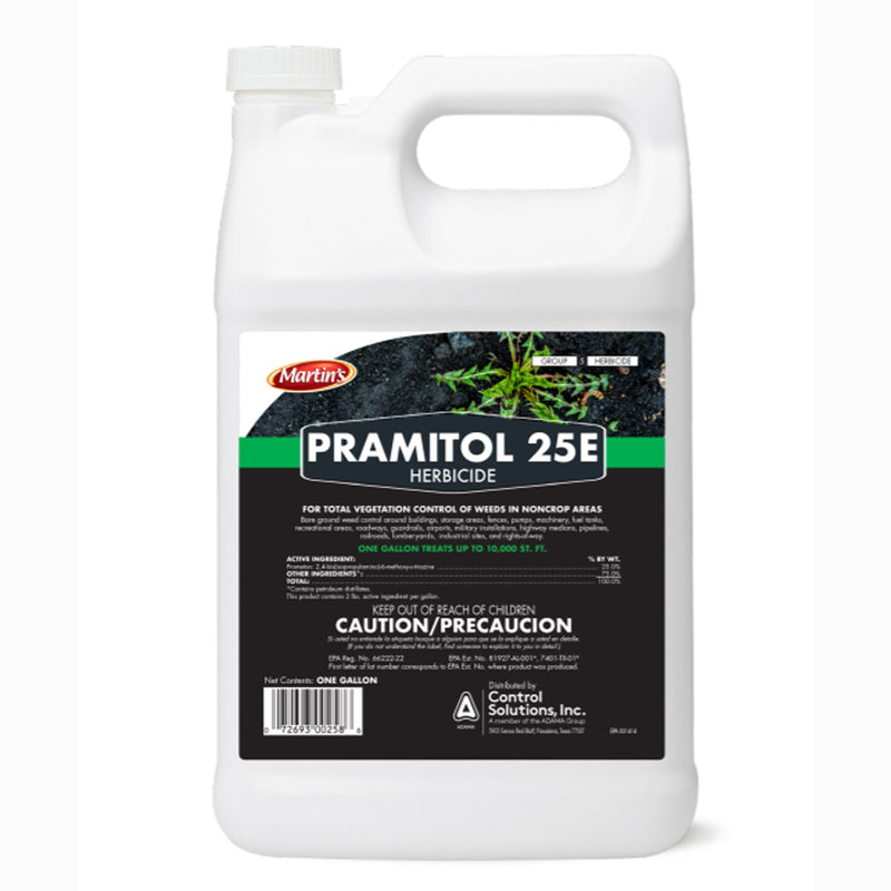 Control Solutions Pramitol 25E Herbicide Lawn & Garden Weed Killer, 1 Gallon
