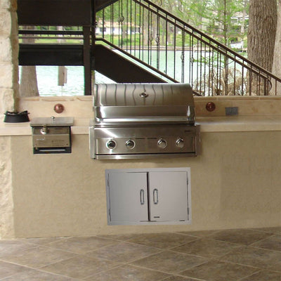 Bull Outdoor Products Stainless Steel Grill Double Access Doors (Used)