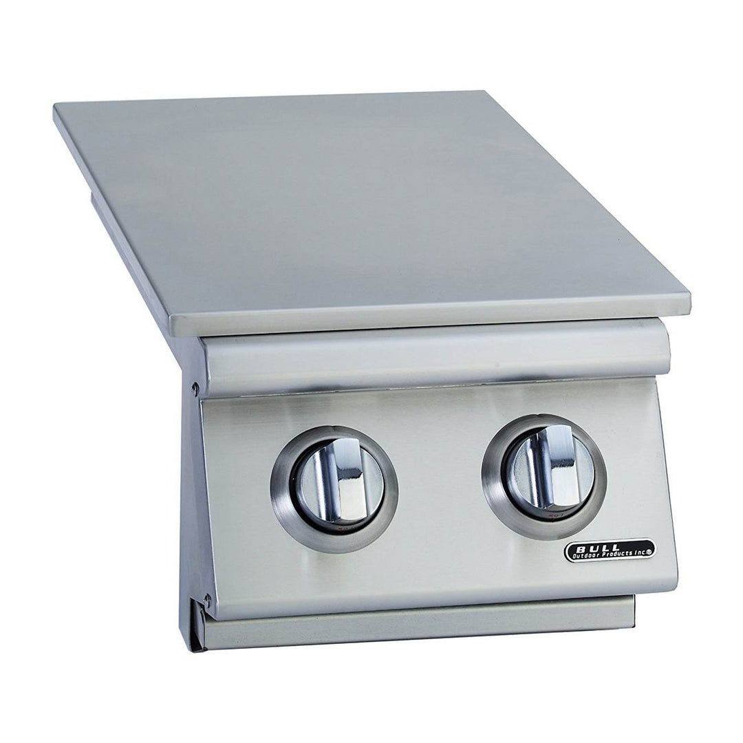 Bull Outdoor Products Stainless Steel Slide-In Double Side Burner (Used) - VMInnovations