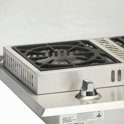 Bull Outdoor Products Grill  LP Double Side Burner, Stainless Steel (Open Box)