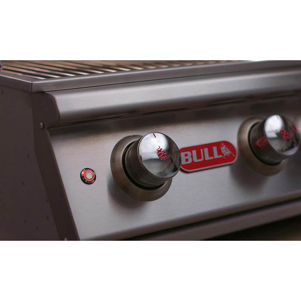 Bull Lonestar 4 Burner 30'' Stainless Steel Gas Bbq Grill Head, Liquid Propane
