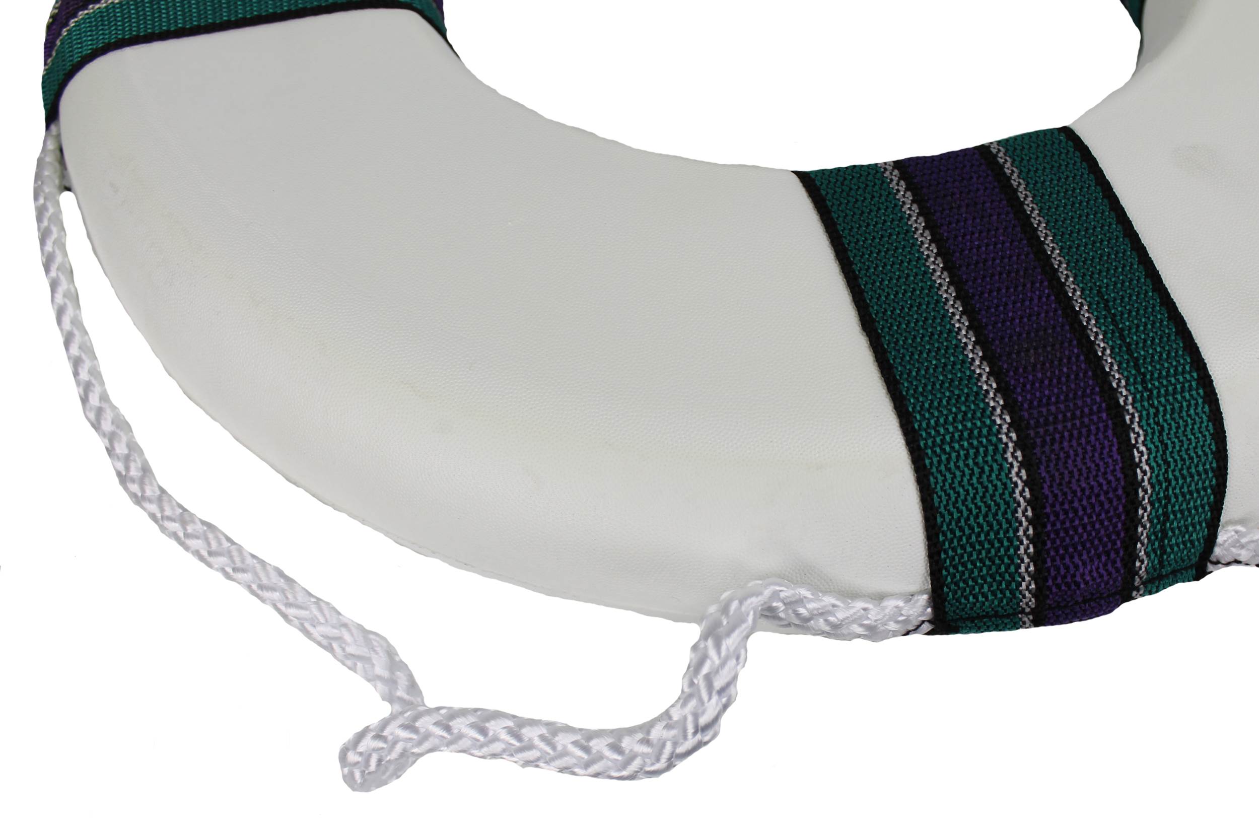 Swimline 18" Lifeguard Swimming Pool Floating Safety Ring Buoy, White | 89870