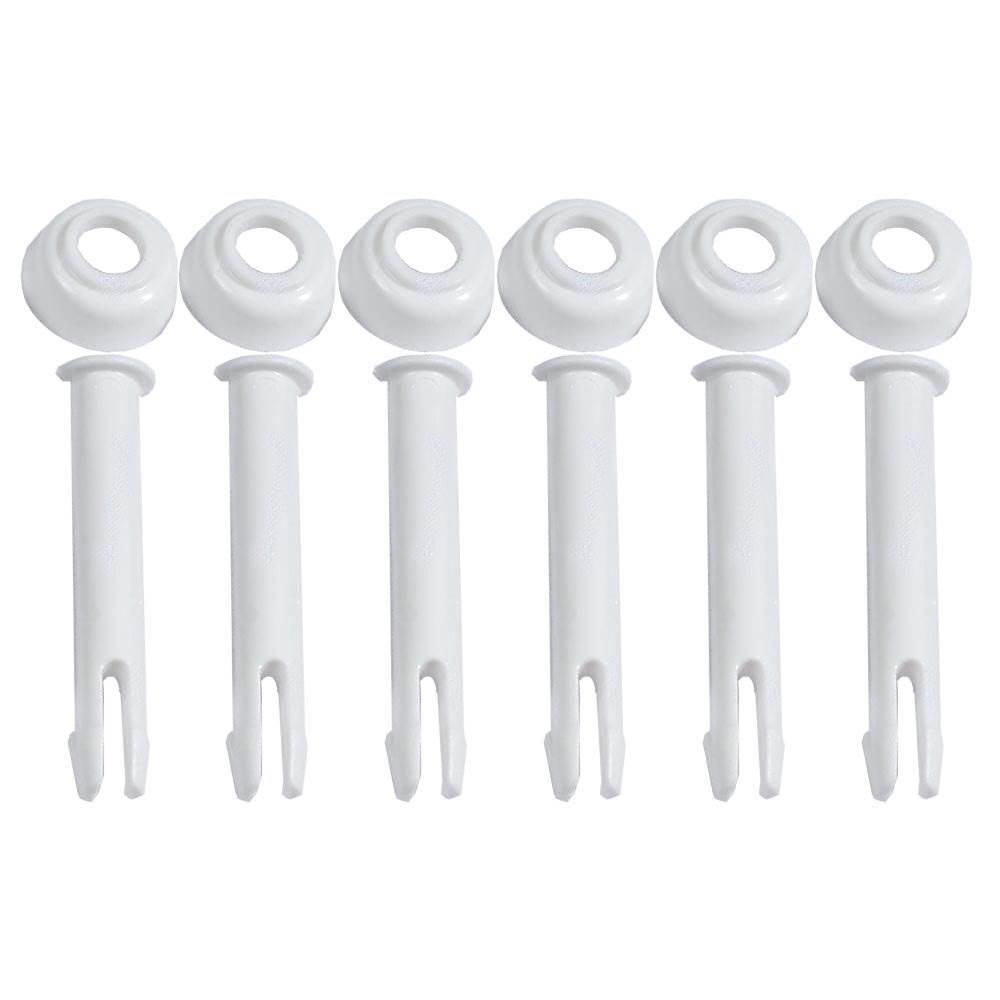 Intex Replacement Joint Pin & Seal for 13' - 24' Round Metal Frame Pools, 6 Pack