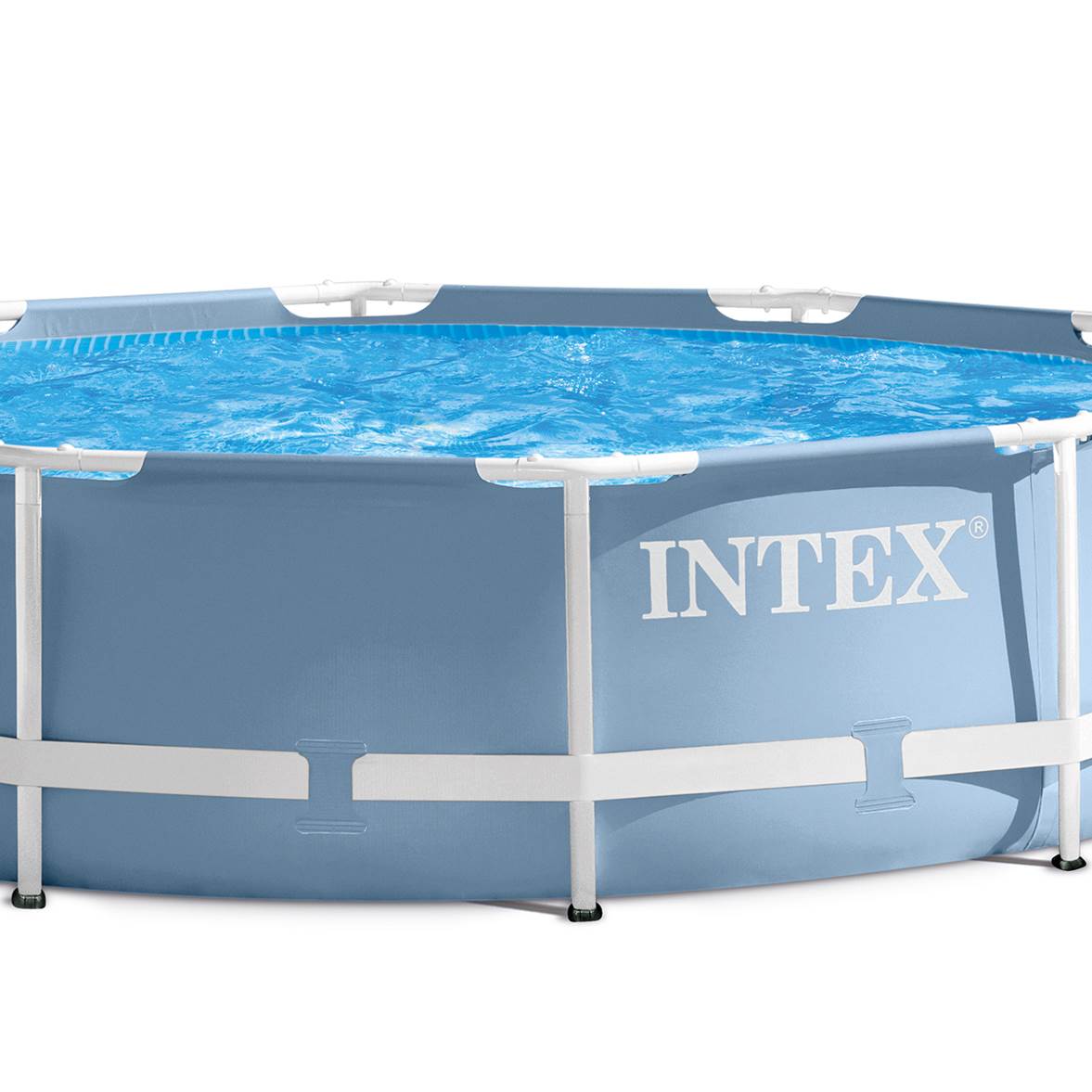 Intex 10 Feet x 30 Inches Prism Frame Above Ground Pool with 330 GPH Filter Pump