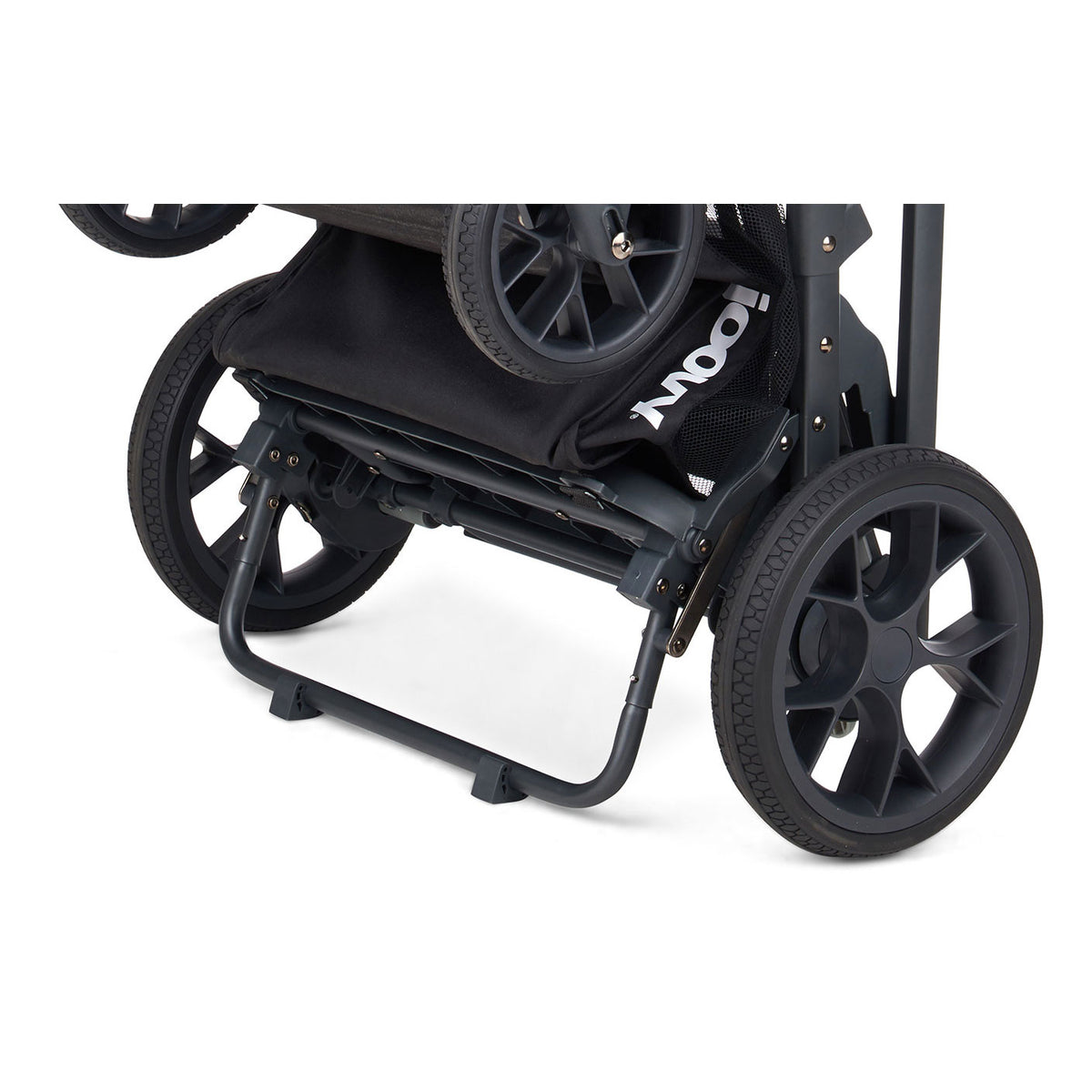 Joovy Caboose S Standard Folding Stroller with Canopy, Black Melange (Open Box)