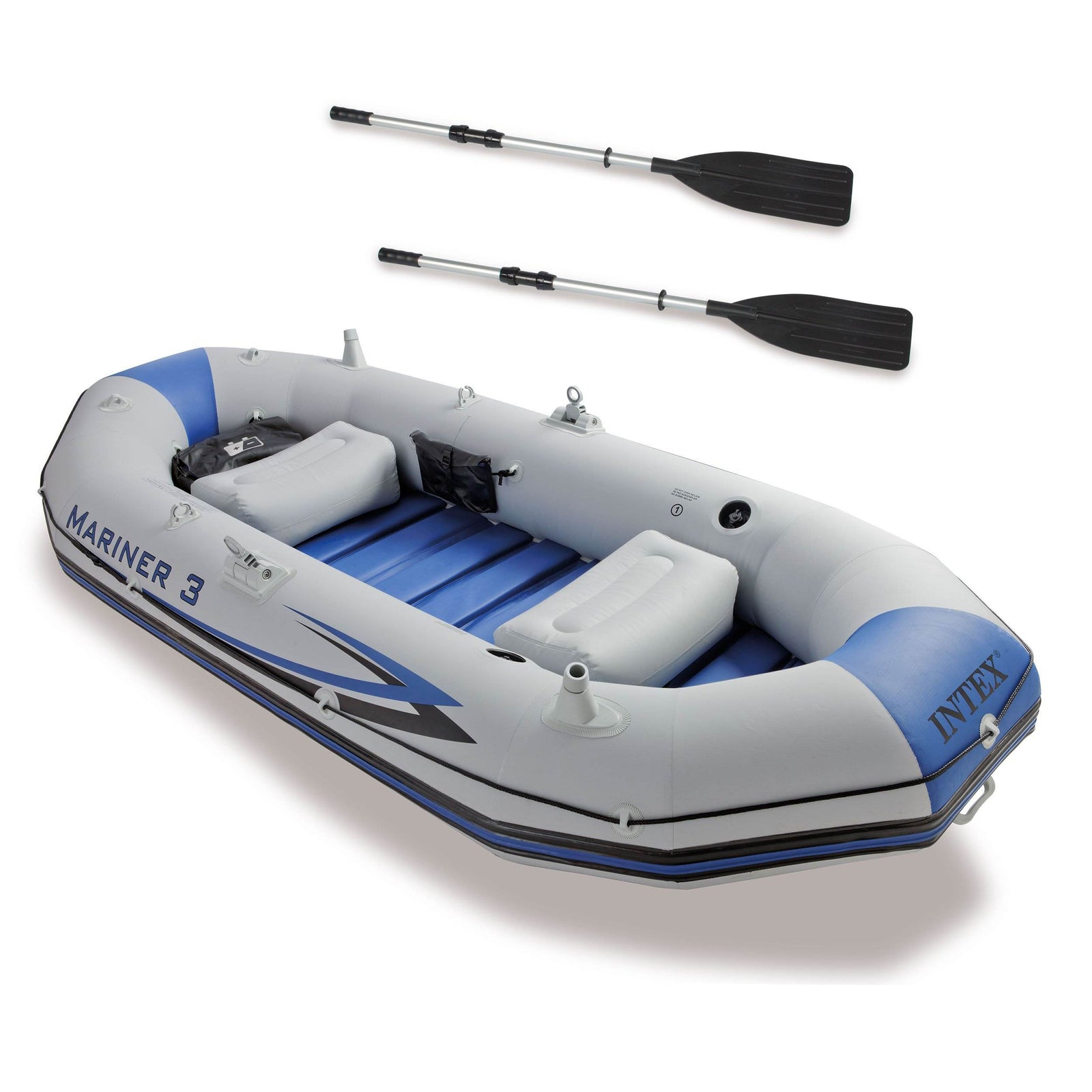 Intex Mariner 3-Person Inflatable River/Lake Dinghy Boat & Oars Set | 68373EP - VMInnovations