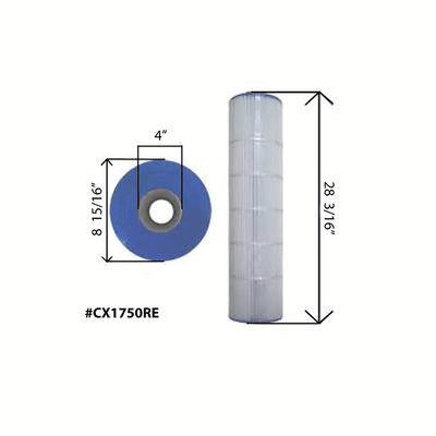 Hayward CX1750RE 175 Sq Ft Replacement Pool Filter Cartridge Element for C1750