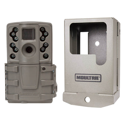 Moultrie A20 12MP Low Glow IR Mini Hunting Game Trail Camera with Security Case
