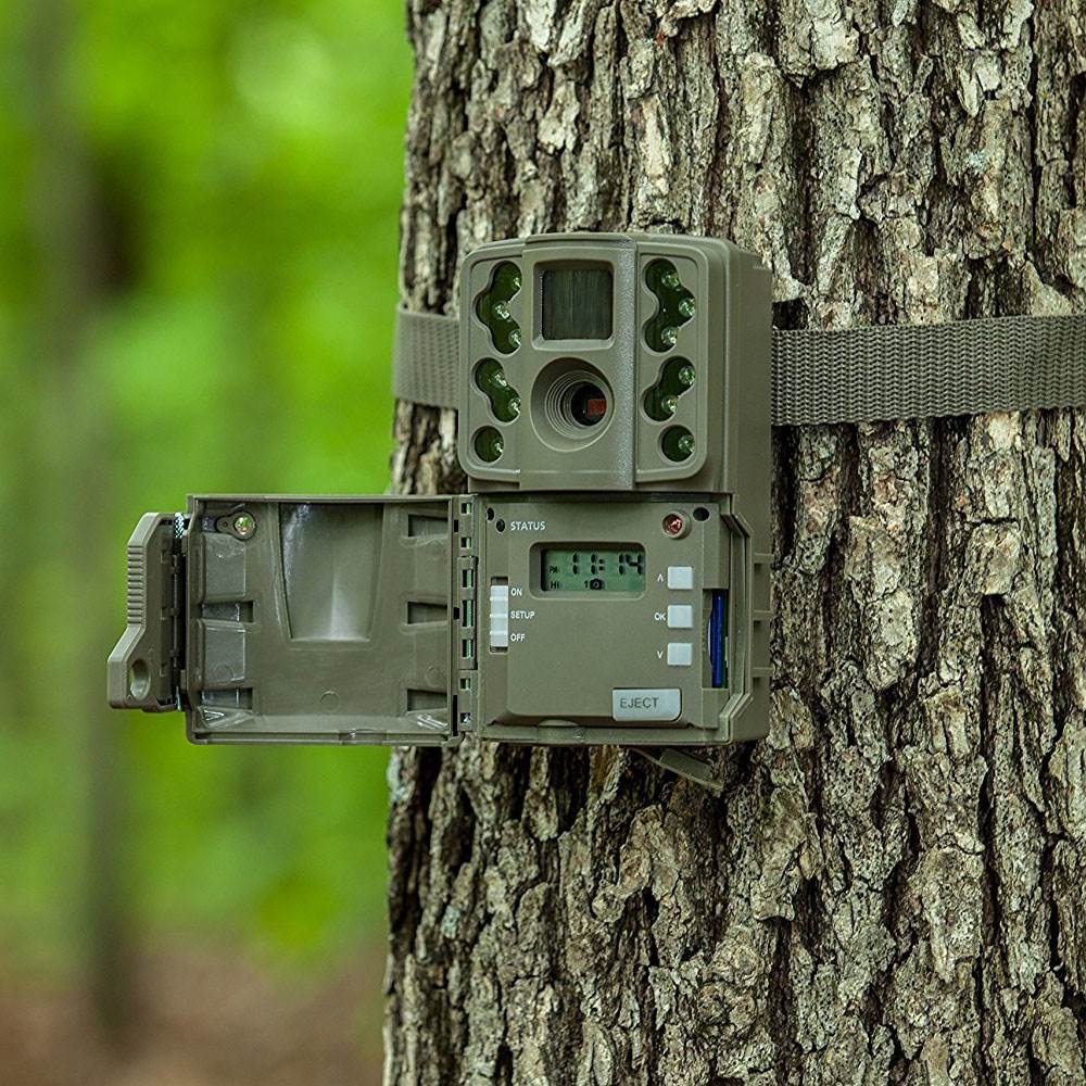Moultrie A20 12MP Low Glow IR Mini Hunting Game Trail Camera with Security Case