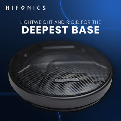 Hifonics Zeus ZS65CXS 6.5 Inch 3 Way 300W Shallow Mount Coaxial Speakers, Pair - VMInnovations