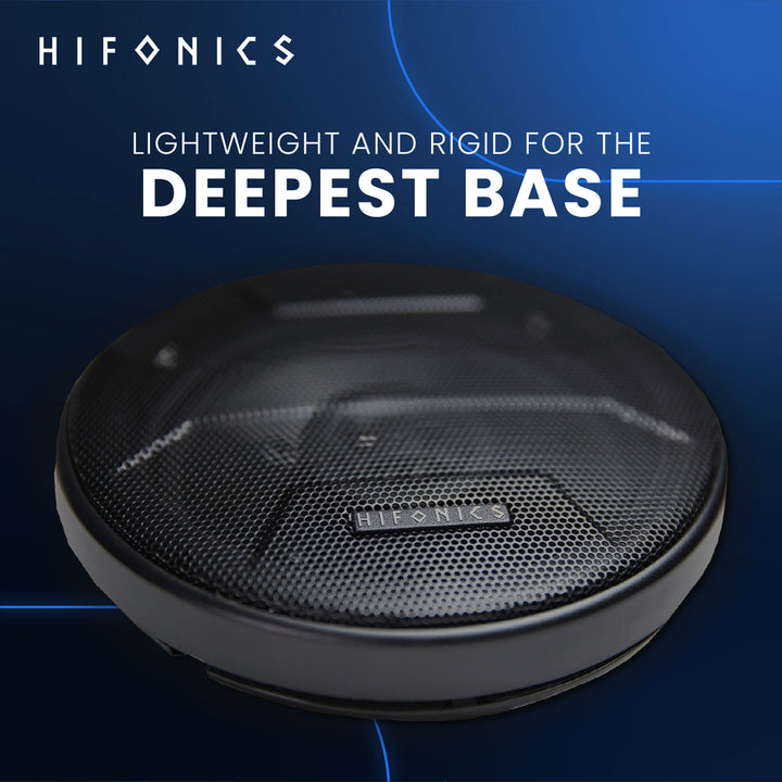 Hifonics Zeus ZS65CXS 6.5 Inch 3 Way 300W Shallow Coaxial Speakers, 2 Pack