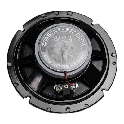 Hifonics Zeus ZS65CXS 6.5 Inch 3 Way 300W Shallow Mount Coaxial Speakers, Pair - VMInnovations