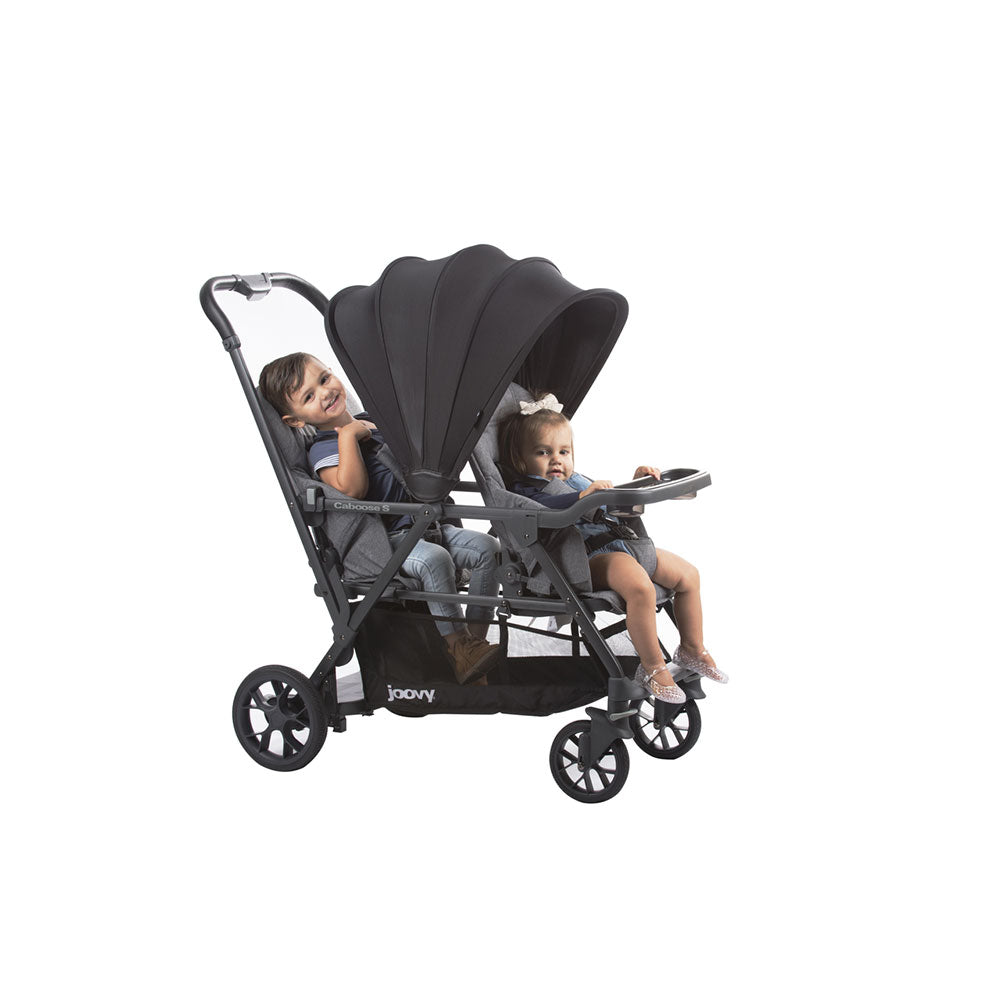 Joovy Caboose S Too Sit and Stand Double Stroller for 3 Months and Up (Open Box)