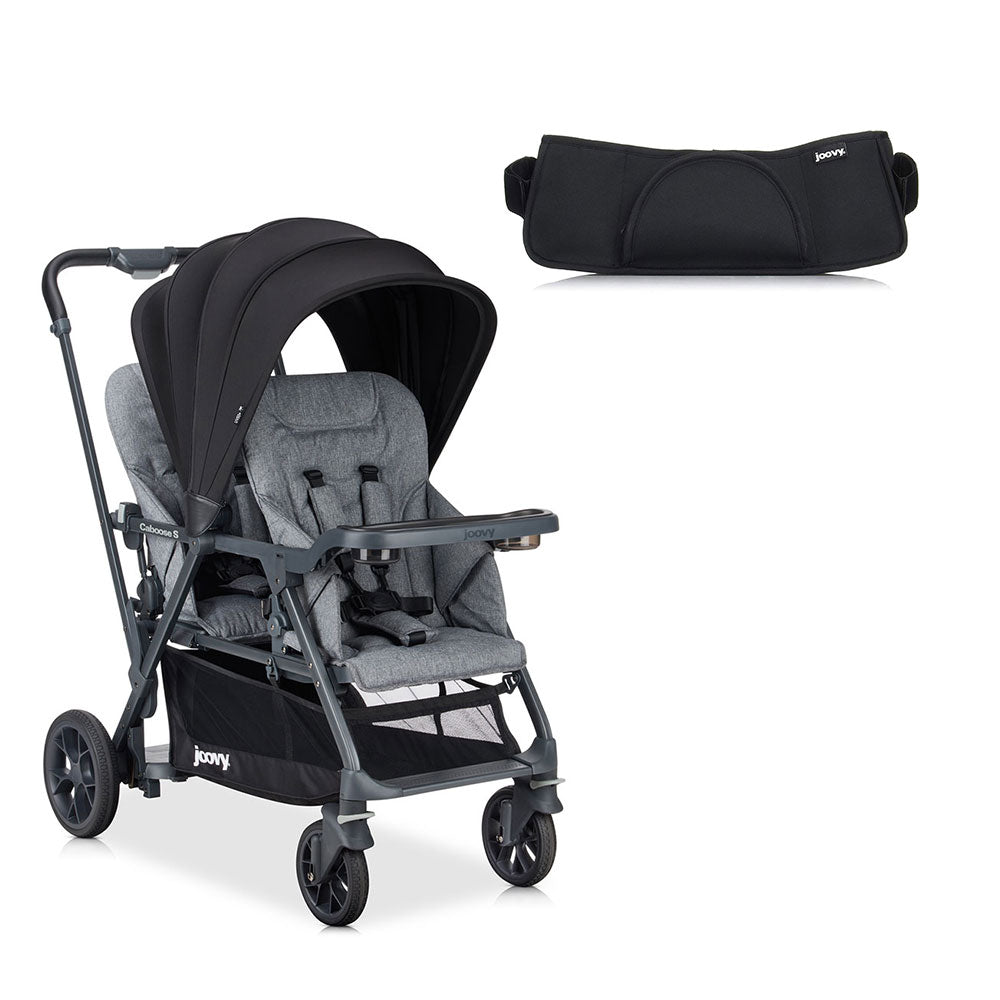 Joovy Caboose Double Sit and Stand Stroller & Caboose Washable Organizer - VMInnovations