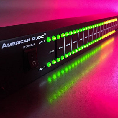 American Audio MKII DB Sound Volume LED Display Monitor Device for Amp Rack