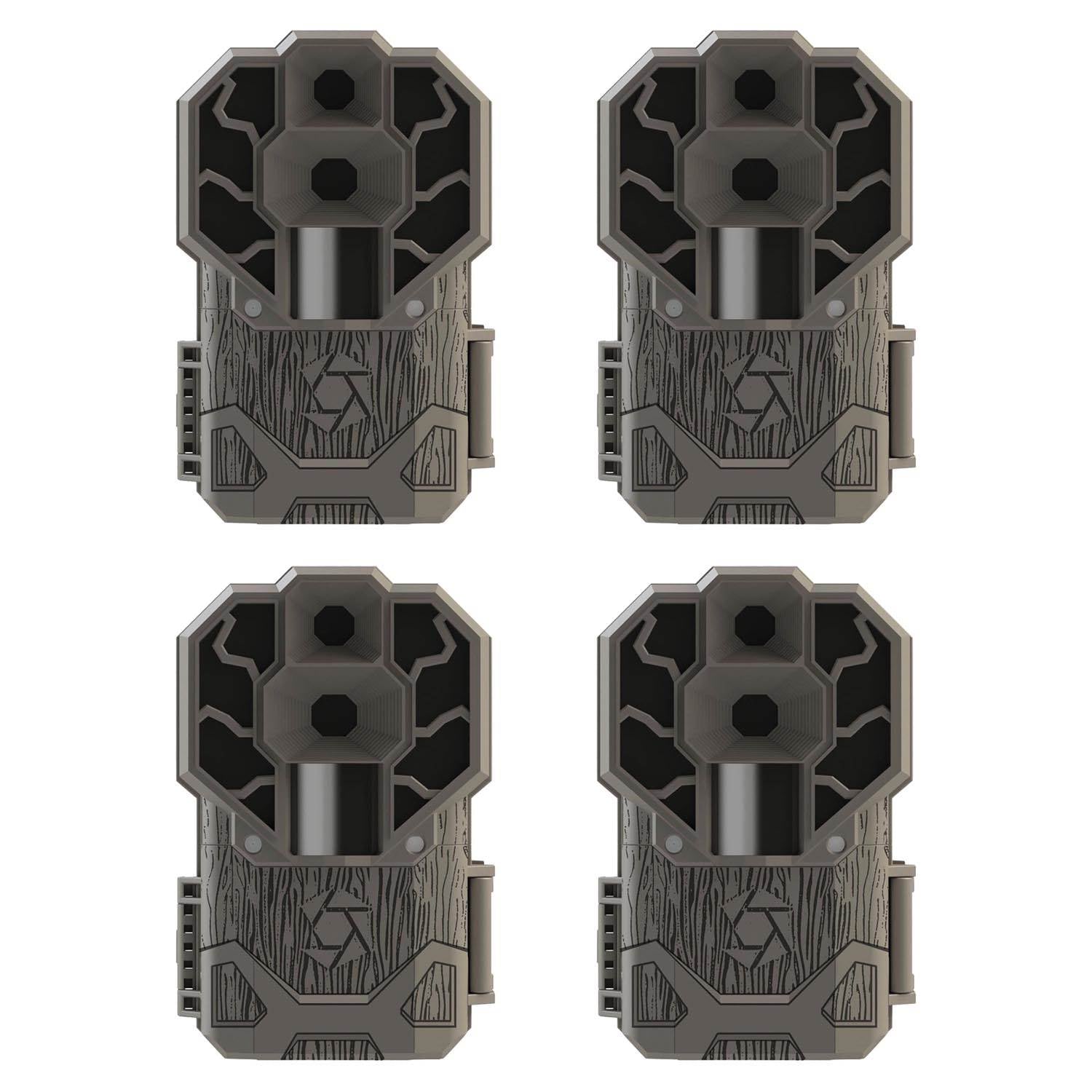 Stealth Cam 30MP High Res 4K HD No Glo IR Game Trail Camera, 4 Pack | STC-DS4K