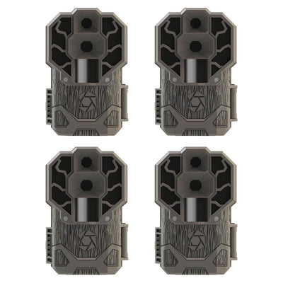 Stealth Cam 30MP High Res 4K HD No Glo IR Game Trail Camera, 4 Pack | STC-DS4K